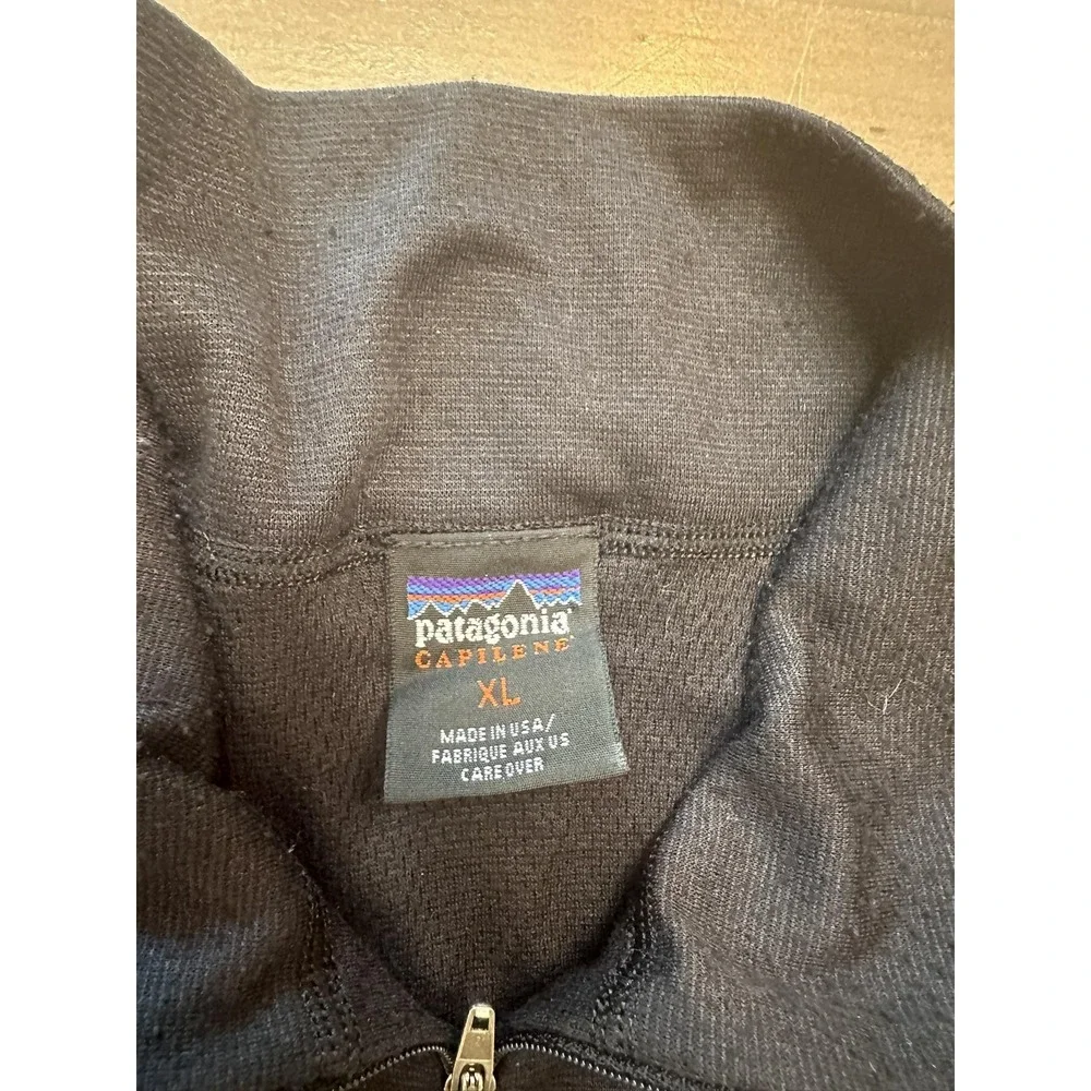 Vintage Patagonia Capilene Pullover Mens XL Half Zip Made USA Base Layer 90s‎